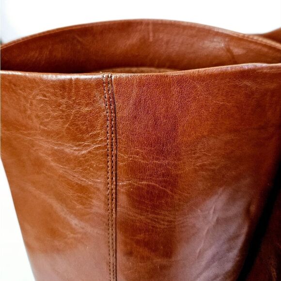 Etienne Aigner Vintage Alexis Brown Leather Harness Equestrian Riding Boots 7 - Picture 9 of 16